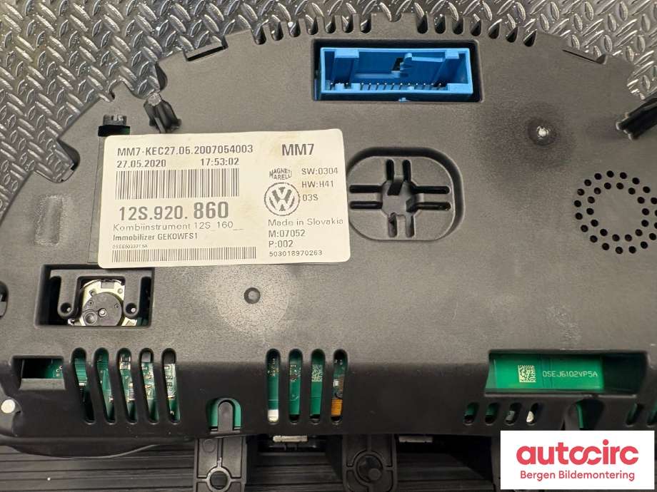 Speedometer til Seat Mii electric 2019-->>  (SEAT|12S 920 860|)