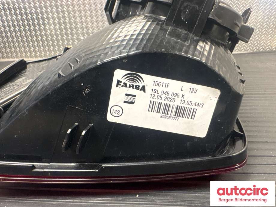 Baklykt høyre til Seat Mii electric 2019-->>  (SEAT|1SL 945 096 K|)
