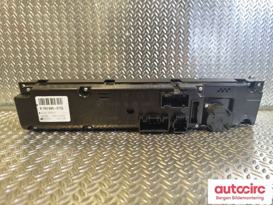 Varmeapparat betjening til BMW X5 2007-2013 (E70) (E70) (BMW|64 11 9 310 449|)