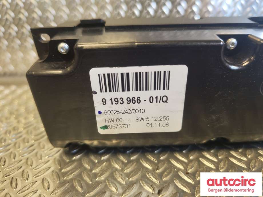 Varmeapparat betjening til BMW X5 2007-2013 (E70) (E70) (BMW|64 11 9 310 449|)