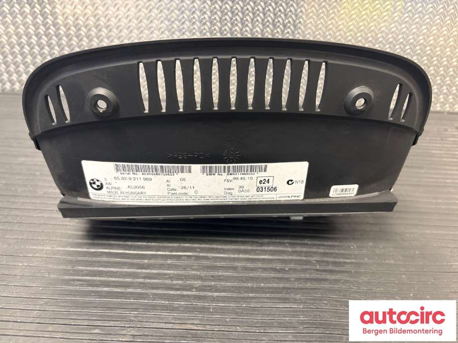 Multimedia display (MCU - Media Controller Unit) til BMW 3-Serie 2005-2011 (E90/E91/E92/E93) (E90/E91/E92/E93) (BMW|65 82 9 224 346|)