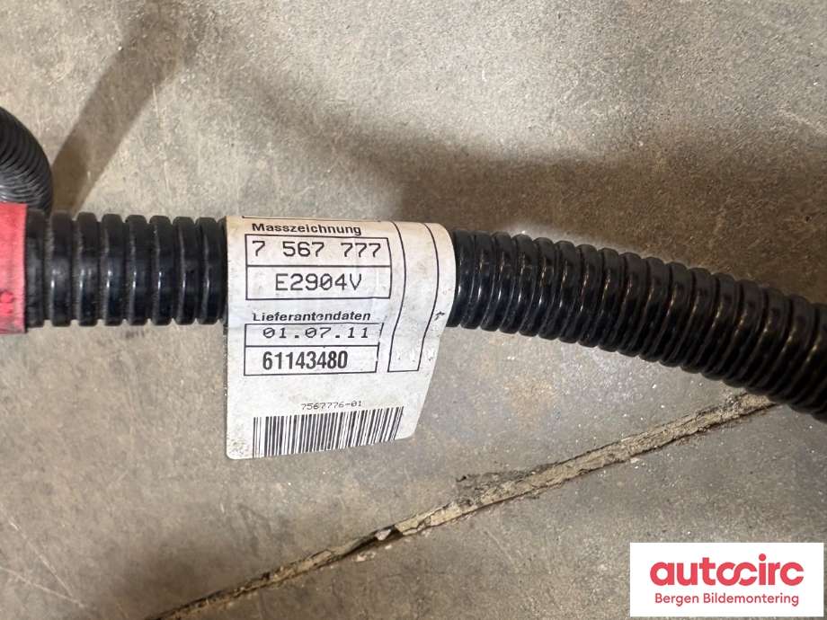 Ledningsnett til BMW 3-Serie 2005-2011 (E90/E91/E92/E93) (E90/E91/E92/E93) (BMW|12 51 7 575 441|)