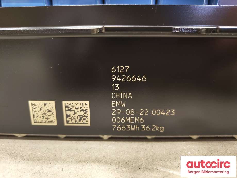 Batteripakke-modul elbil til BMW iX3 2021-->>  (61 27 9 426 646|61 27 8 887 365|)
