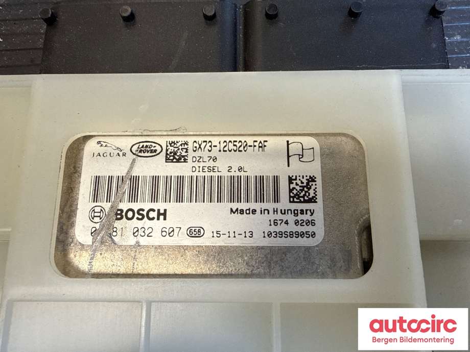 Styreenhet motor til Land Rover Range Rover, Evoque 2011-2019 (Type I) (LAND-ROVER|GX7312C520FAH|LR070894|LR092668)