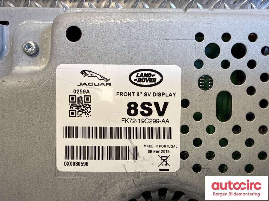 Instrument kjørecomputer til Land Rover Range Rover, Evoque 2011-2019 (Type I)  (LAND-ROVER|FK7219C299AE|LR073545|LR112396)