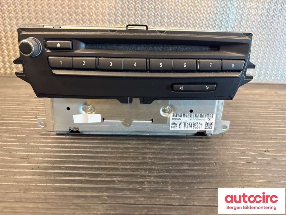 Bilstereo til BMW 3-Serie 2005-2011 (E90/E91/E92/E93) (E90/E91/E92/E93) (BMW|65 12 9 283 428|)