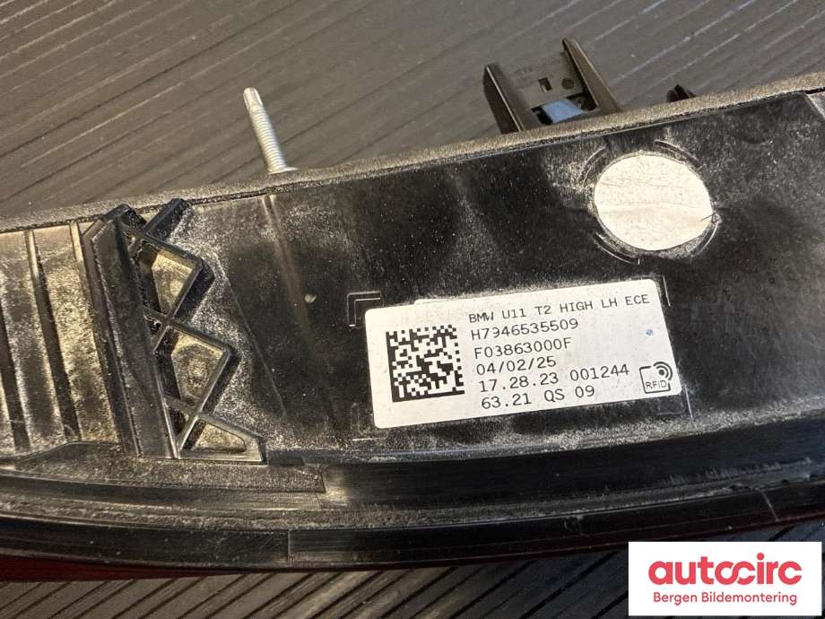 Baklykt venstre indre til BMW iX 2021-->> (I20) (I20) (BMW|63 21 9 465 355|)