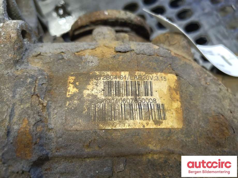 Kardang klokke bak til BMW 3-Serie 2005-2011 (E90/E91/E92/E93) (E90/E91/E92/E93) (BMW|33 10 7 591 017|)