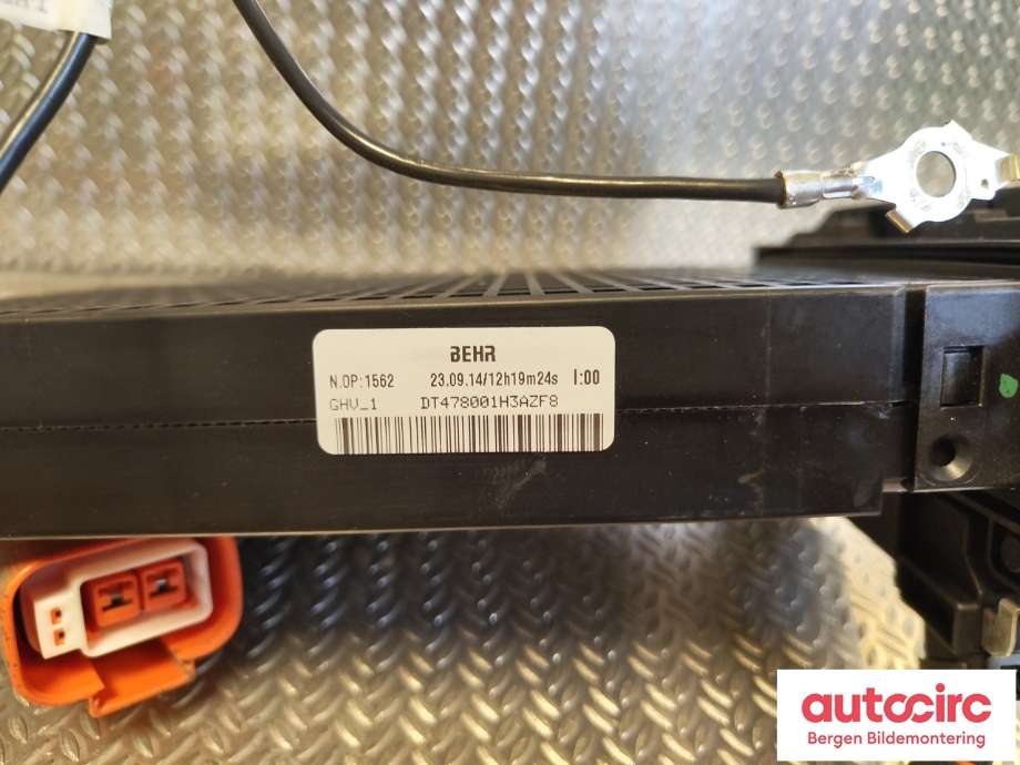 Varmeapparat register til Nissan Leaf 2011-2017 (Type I) (NISSAN|271433NF1A|271433NF1B|)