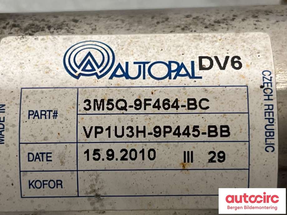 EGR-ventil til Volvo V70 2007-2013 (Type III, Fase 1)
