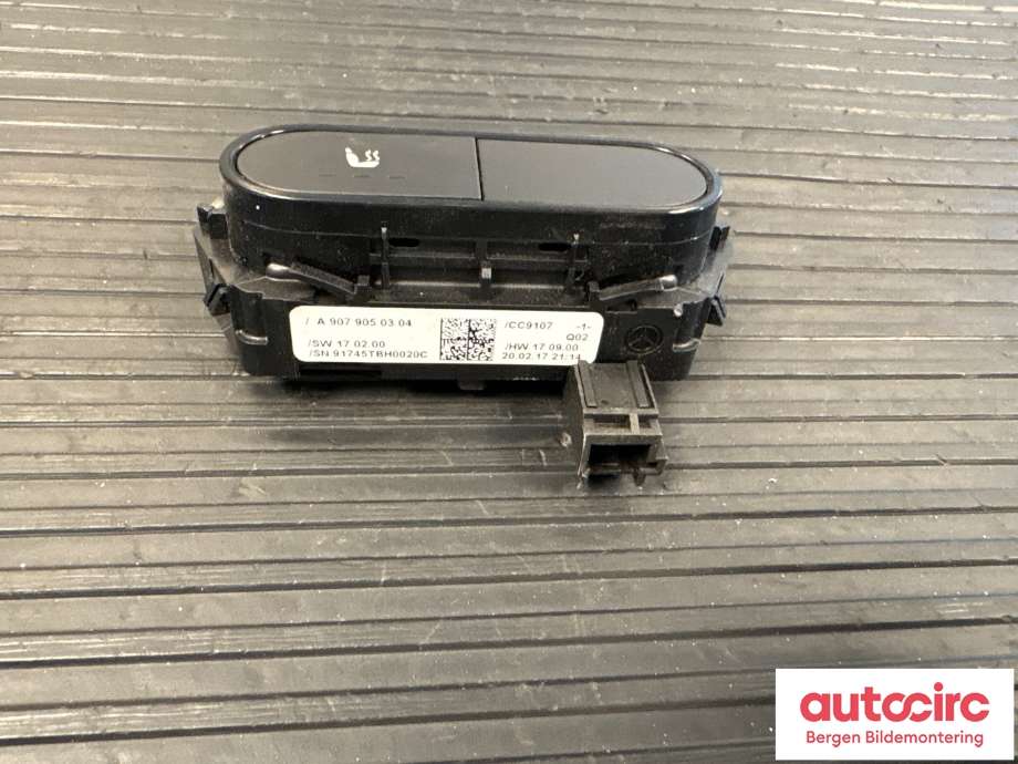 Bryter setevarme til Mercedes Sprinter 2018-->> (907/910) (907/910) (MERCEDES|A 907 905 03 04|)