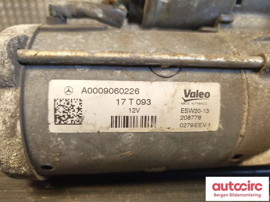 Starter diesel til Mercedes Vito 2014-->> (W447) (W447) (MERCEDES|A 000 906 02 26|)