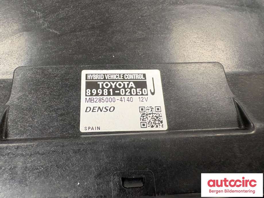 Styreenhet diverse til Toyota Auris 2015-2019 (Type II, Fase 2)  (TOYOTA|8998102050|)