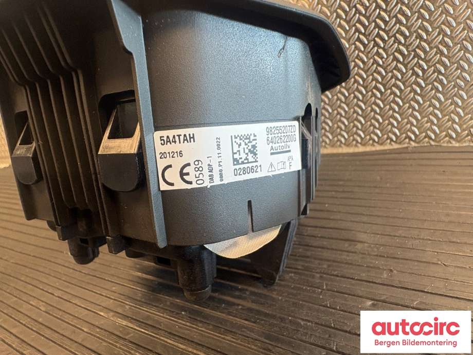 Airbag rattpute til Peugeot 208 2019-->> (Type II)  (PEUGEOT|98 255 207 ZD|)