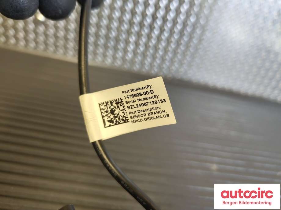 Batterilader inntak/luke til Tesla Model 3 2018-2023 (Fase 1)  (TESLA|1505514-00-D|)