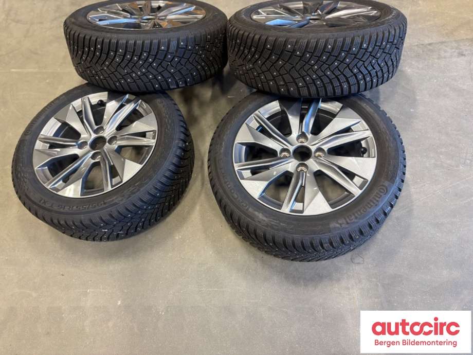 Felgsett aluminium til Peugeot 208 2019-->> (Type II)  (PEUGEOT|98 281 855 ZV||CONTINENTAL PIGG)