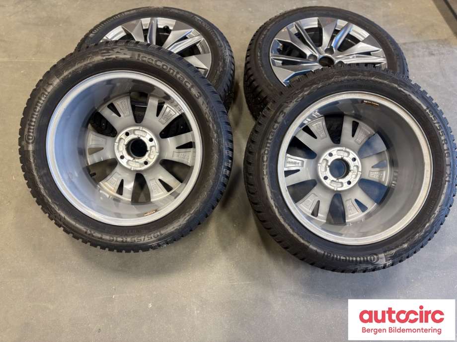 Felgsett aluminium til Peugeot 208 2019-->> (Type II)  (PEUGEOT|98 281 855 ZV||CONTINENTAL PIGG)