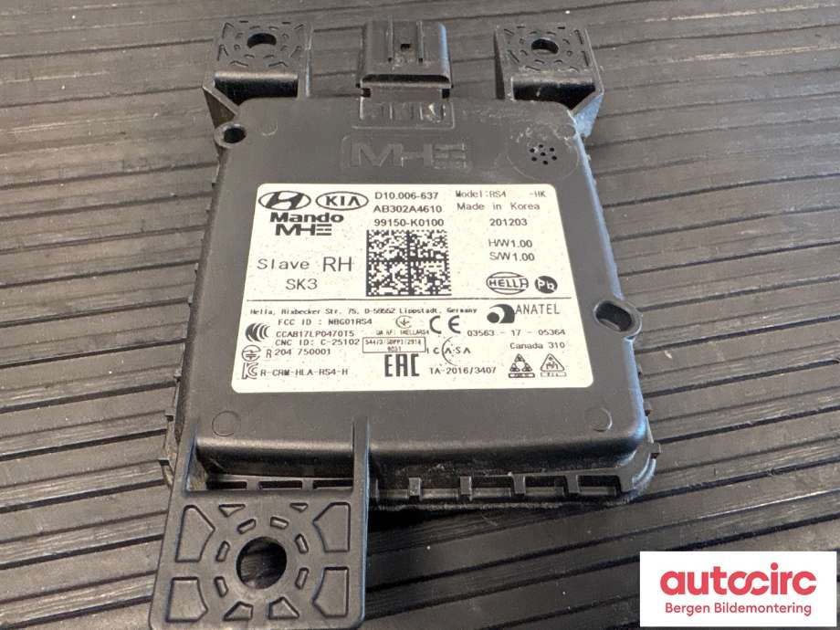 Sensor radar til Kia e-Soul 2019-->> (Type III)  (KIA|99150K0100|)