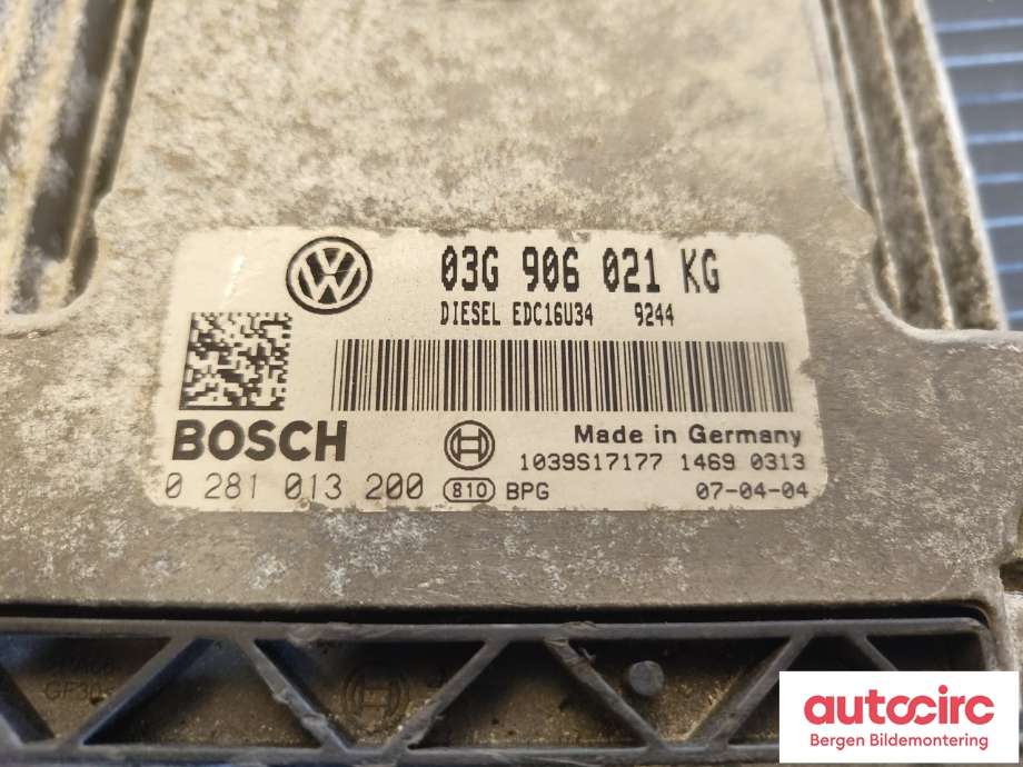 Styreenhet motor til VW Golf V, Combi 2003-2008 (VOLKSWAGEN|03G 906 021 KG|)