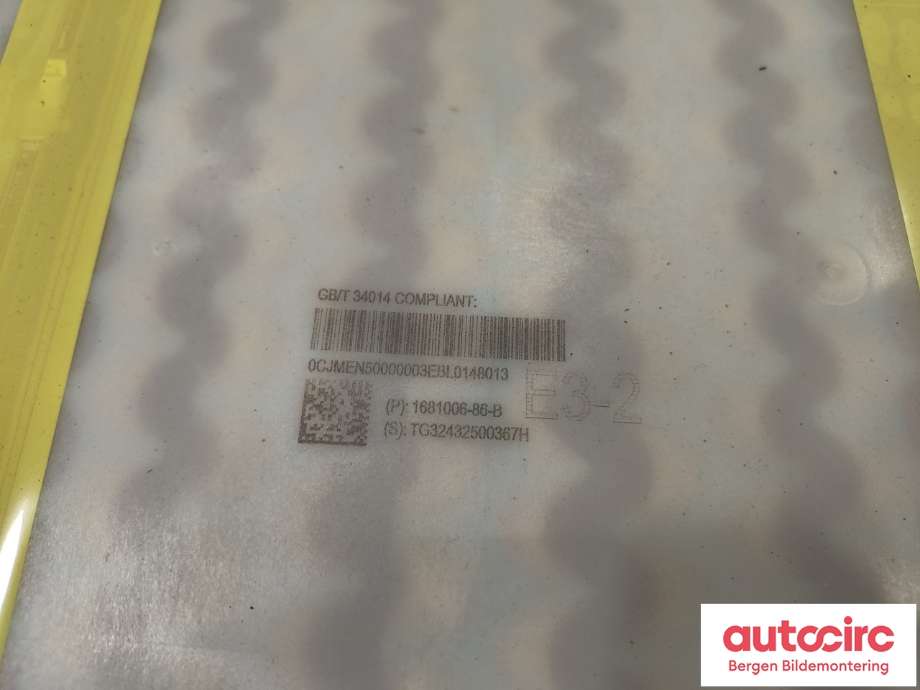 Batteripakke-modul elbil til Tesla Model Y 2021-2024 (Type I)  (TESLA|1700012-87-G||1681006-86-B)
