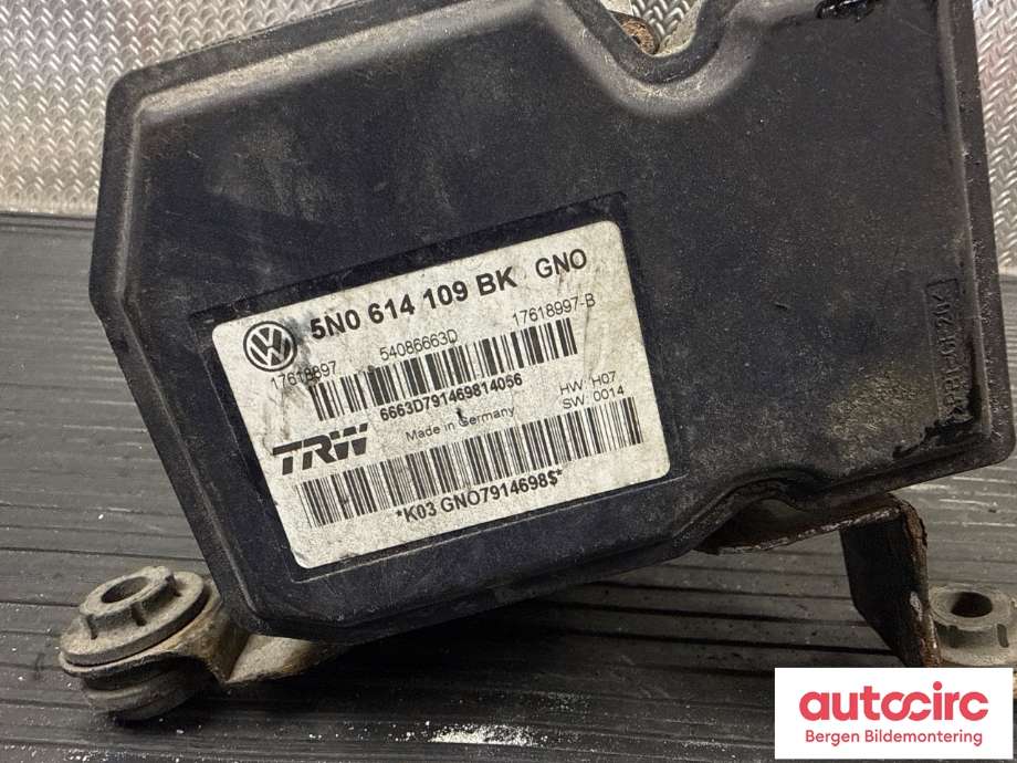 ABS sentral til VW Tiguan 2011-2016 (Type I, Fase 2) (VOLKSWAGEN|5N0 614 109 BK|)