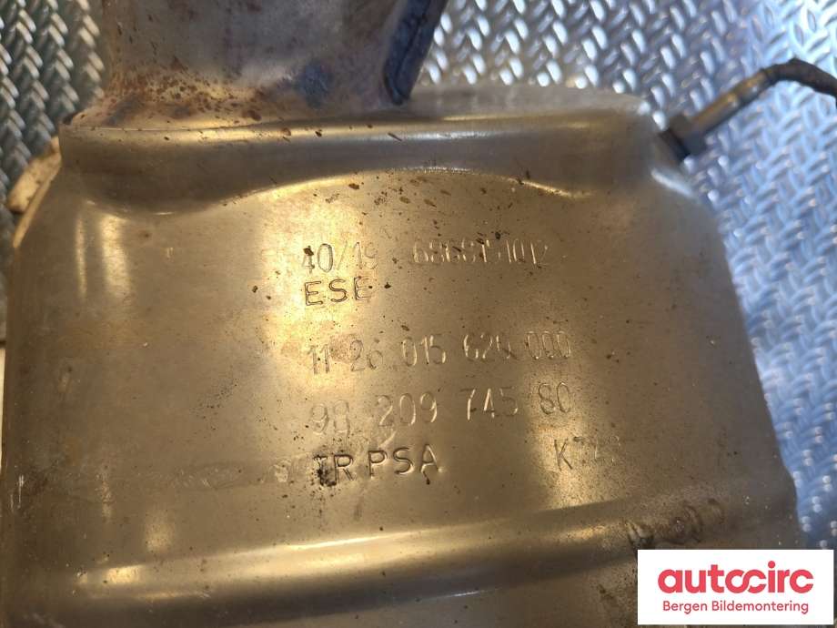 Katalysator til Peugeot Expert 2016-->> (Type III)  (PEUGEOT|98 209 745 80|)