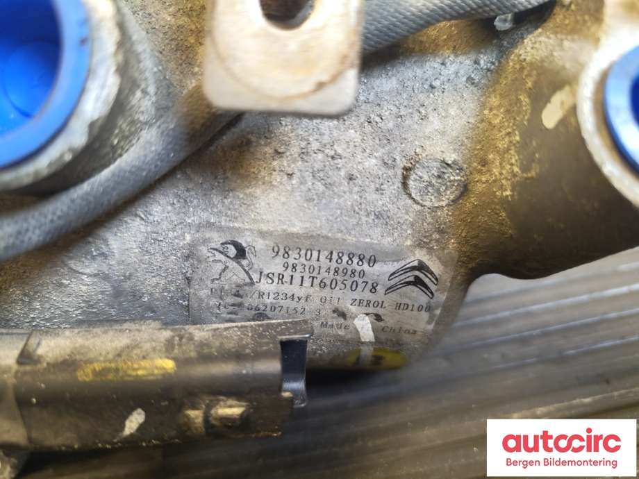 Aircondition kompressor til Peugeot Expert 2016-->> (Type III)  (PEUGEOT|98 301 488 80|)