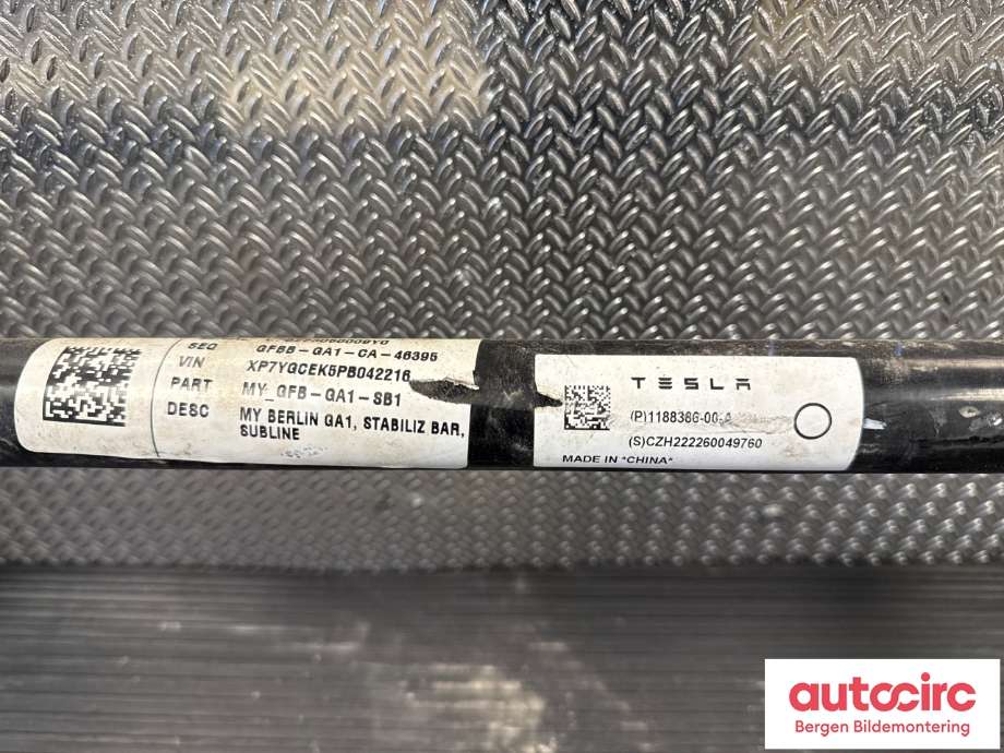 Stabilisatorstag foran til Tesla Model Y 2021-2024 (Type I)  (TESLA|1188386-00-A|)