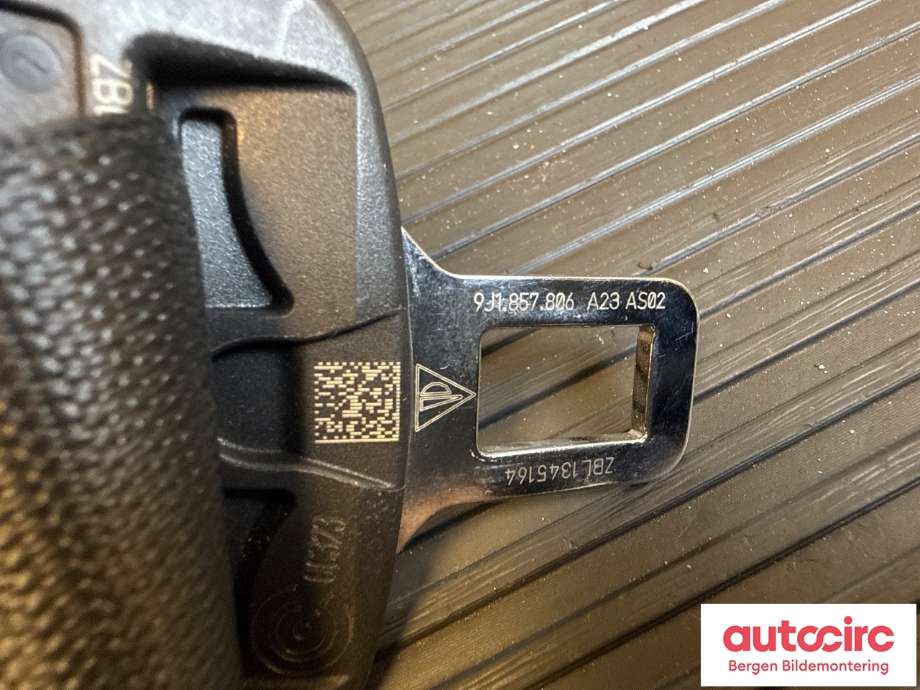 Sikkerhetsbelte bak høyre til Porsche Taycan 2019-->>  (PORSCHE|9J1 857 806 G|9J1 857 806|9J1 857 806 D)