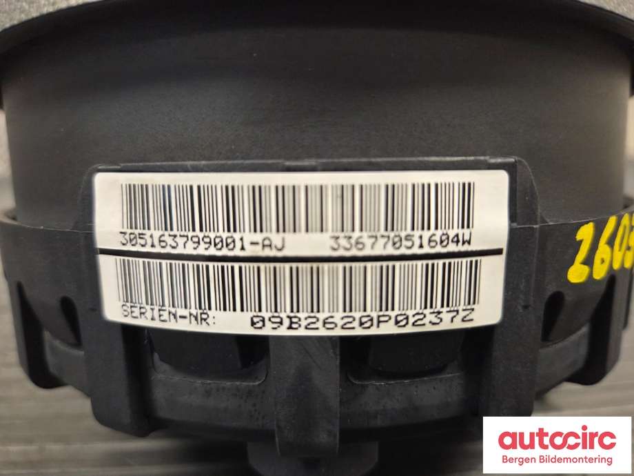 Airbag rattpute til BMW 3-Serie 2005-2011 (E90/E91/E92/E93) (E90/E91/E92/E93) (BMW|32 30 6 779 829|)