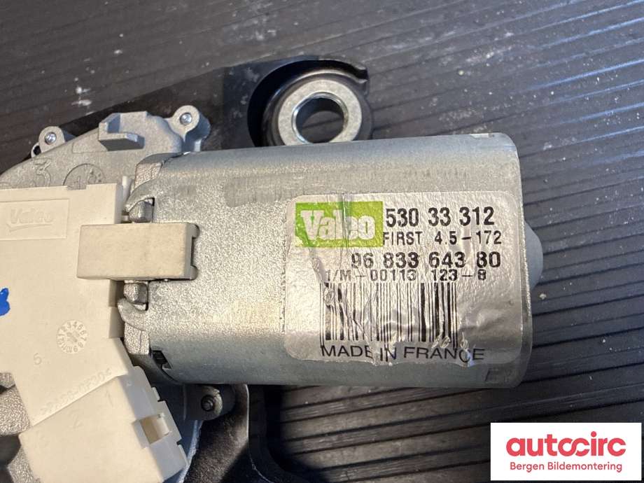 Viskermotor bakrute til Peugeot Partner 2015-2019 (Type II, Fase 2)  (PEUGEOT|98 401 238 80|6405 LQ|)