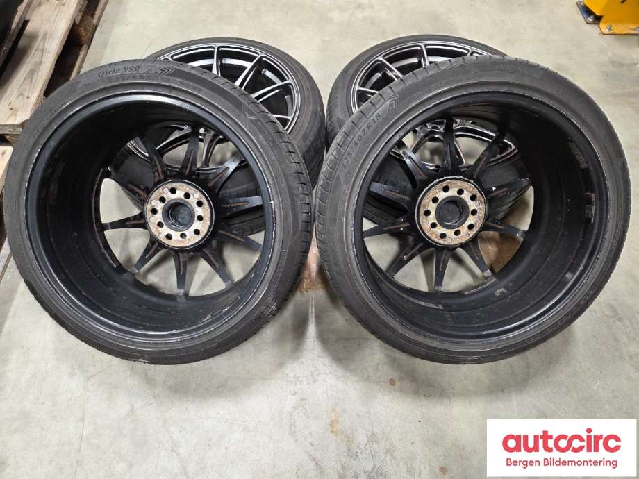 Hjulsett aluminium sommer til Toyota GT86 2012-->>  (TOYOTA|225/40R18 LANDSAIL|1;1-73;FELGRING:57|NOE KANTKJØRT)