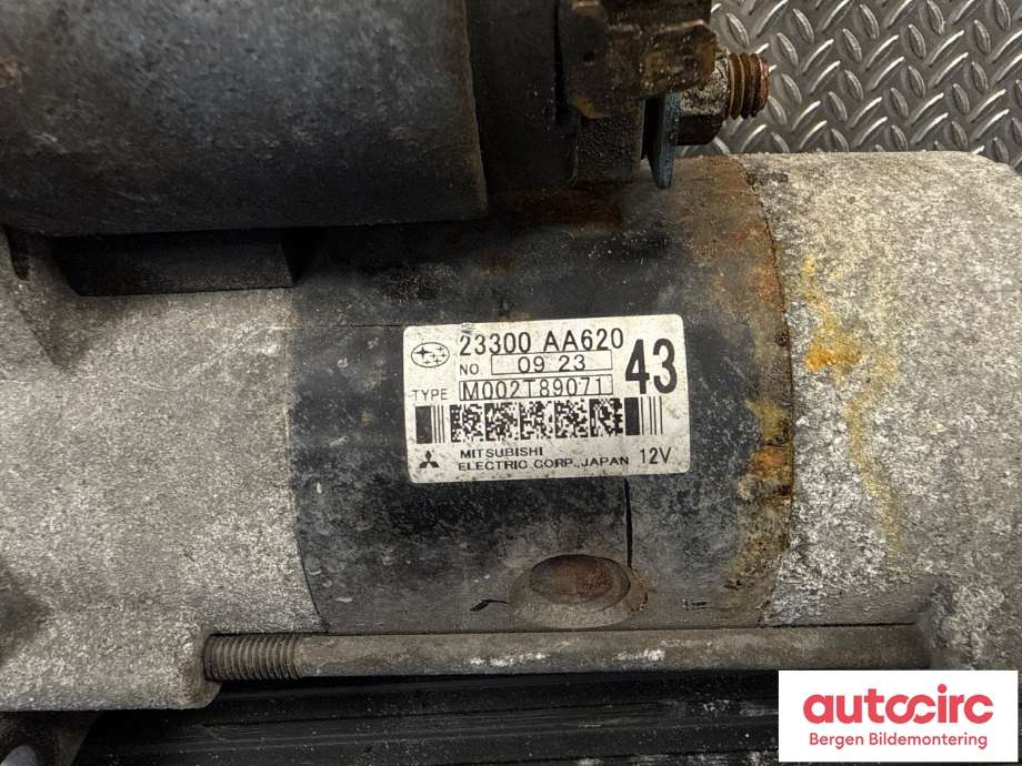 Starter diesel til Subaru Impreza 2008-2012 (Type III) (SUBARU|23300AA620|)