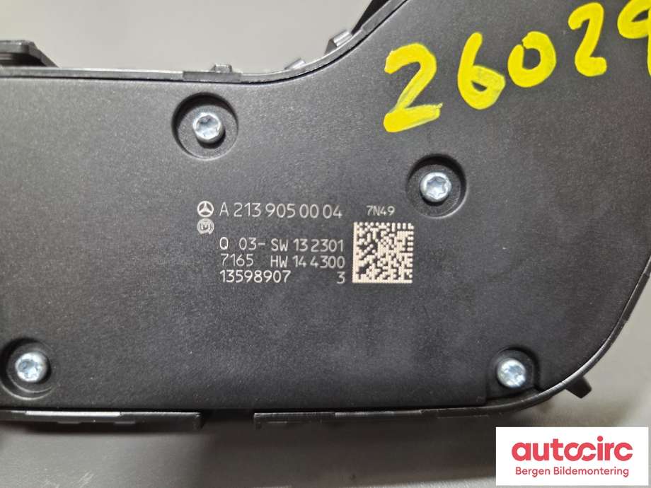 Bryter diverse til Mercedes E-Klasse 2016-2023 (W213) (W213) (MERCEDES|A 213 905 00 04|)