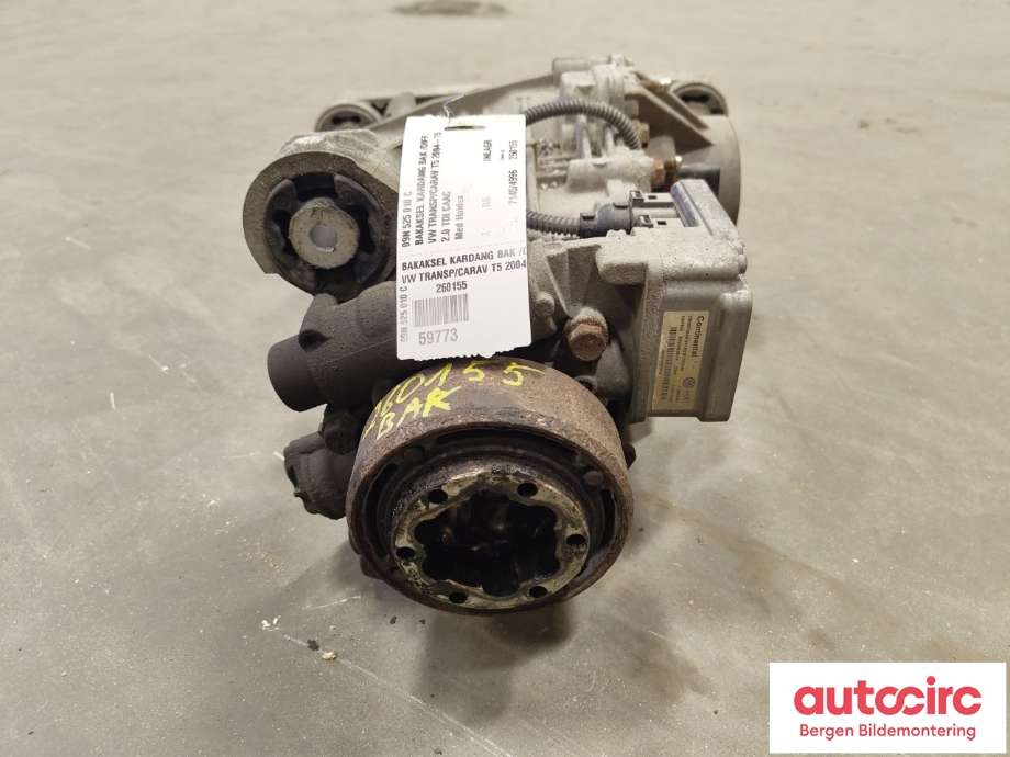 Kardang klokke bak til VW Transporter / Caravelle 2009-2015 (Fase 2) (T5) (T5) (VOLKSWAGEN|09N 525 010 C|)
