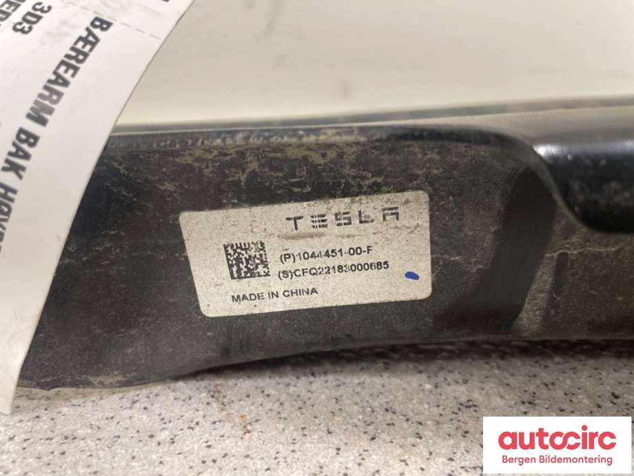 Bærebru høyre bak til Tesla Model 3 2018-2023 (Fase 1)  (1044451-00-F)
