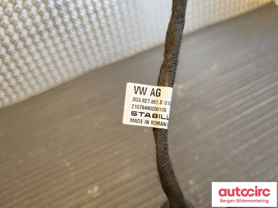 Baklukedemper til VW Passat 2015-2019 (Fase 1) (B8) (B8) (VOLKSWAGEN|3G9 827 851 B|)