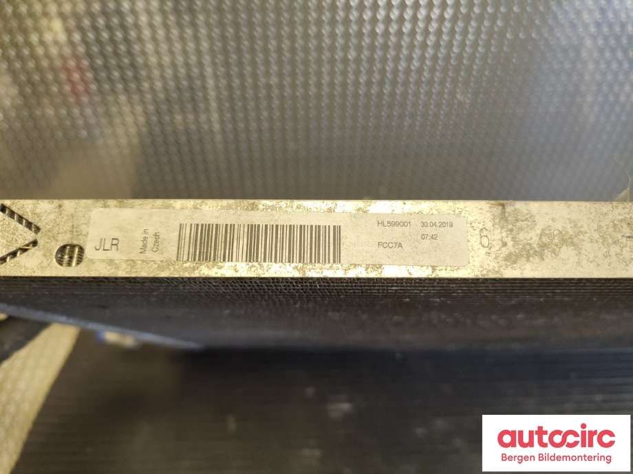 Radiator (automat gir) til Jaguar I-PACE 2018-->>  (JAGUAR|T4K9610||J9D38D100AA)