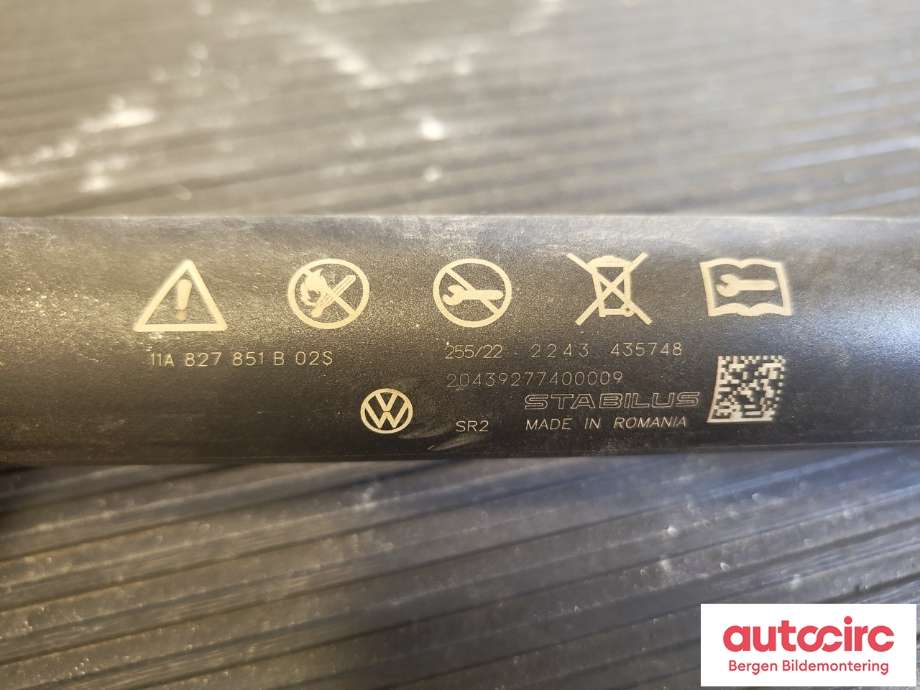 Baklukedemper til VW ID.4 2020-->>  (VOLKSWAGEN|11A 827 851 B|11A 827 851 C|11A 827 428 D)