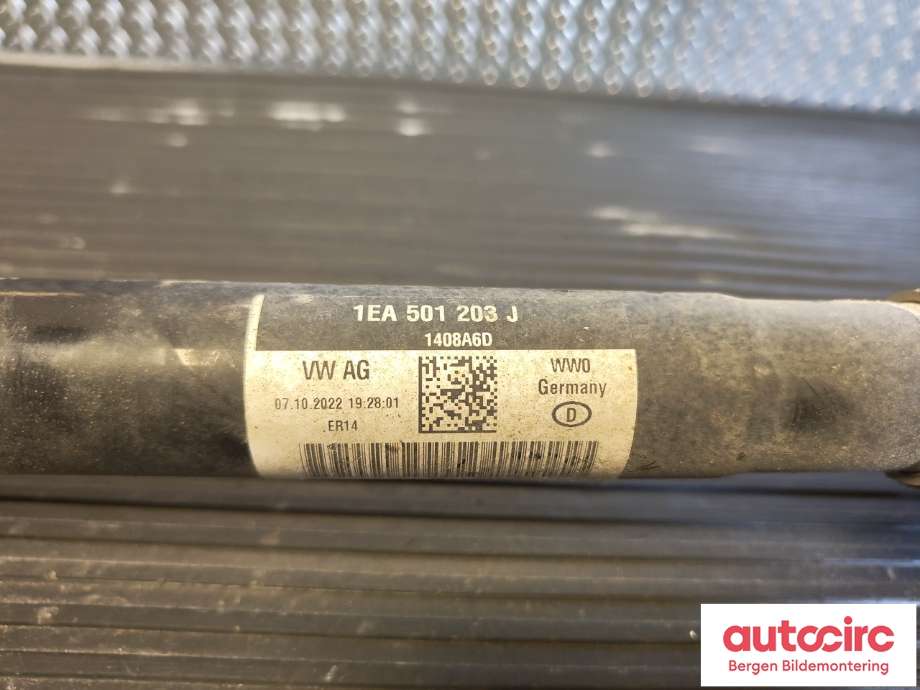 Drivaksel venstre bak, elbil til VW ID.4 2020-->> (VOLKSWAGEN|1EA 501 203 J|1EA 501 201 F|)