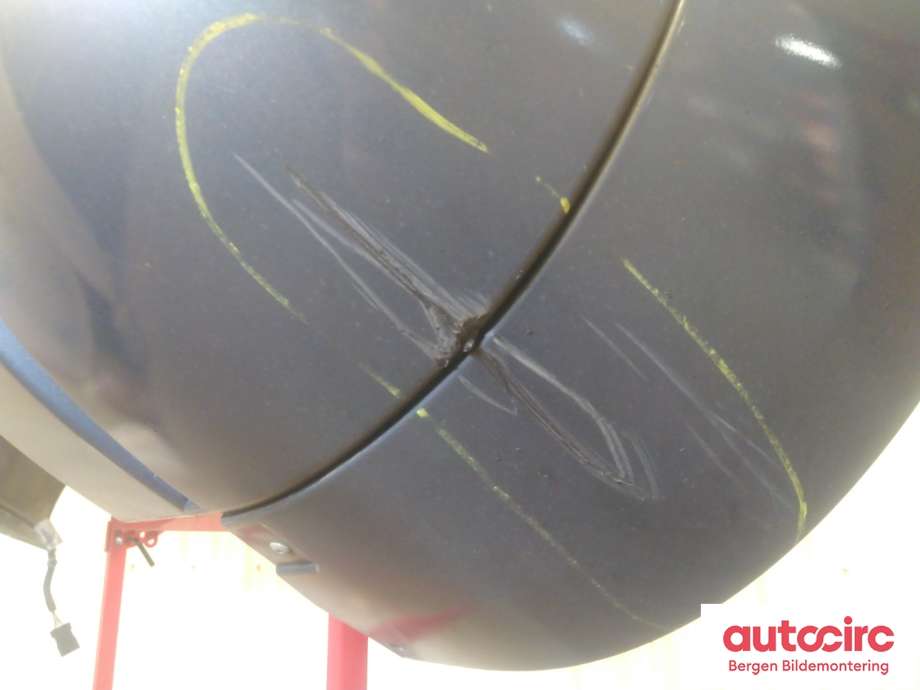 Støtfanger bak til Citroën Berlingo 2008-2015 (Type II, Fase 1)  (CITROEN|)