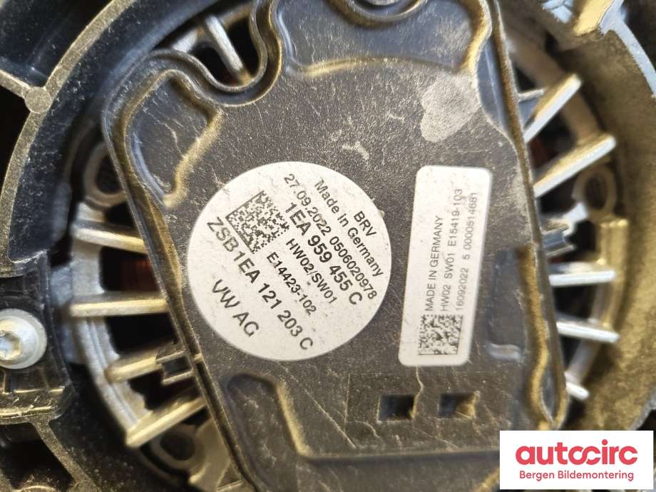 Kjølevifte til VW ID.4 2020-->> (VOLKSWAGEN|1EA 121 203 C|)