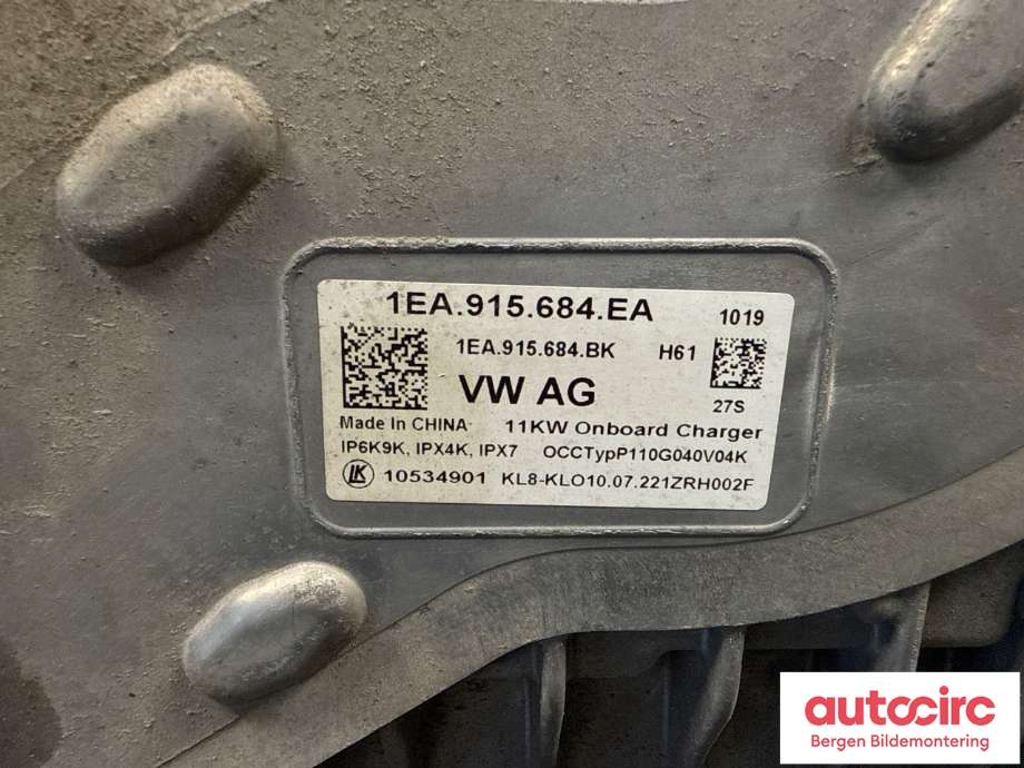 Batterilader (OBC - On Board Charger) til VW ID.4 2020-->>  (VOLKSWAGEN|1EA 915 684 FE|)