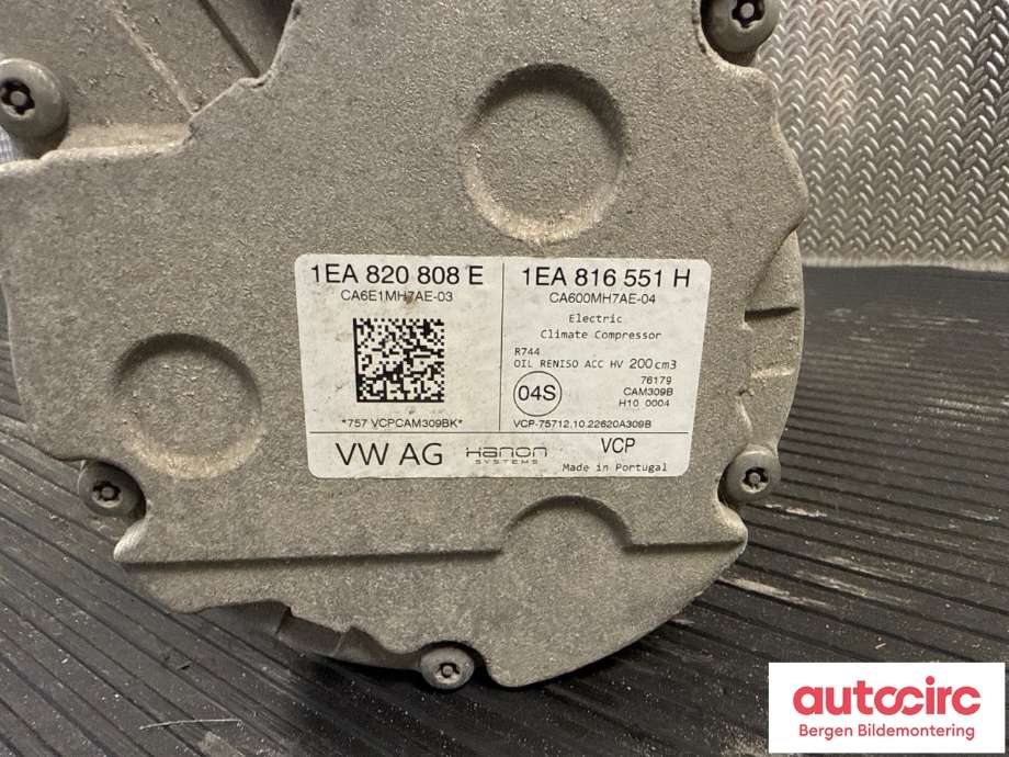 Aircondition kompressor til VW ID.4 2020-->>  (VOLKSWAGEN|1EA 820 808 H|1EA 820 808 E|)