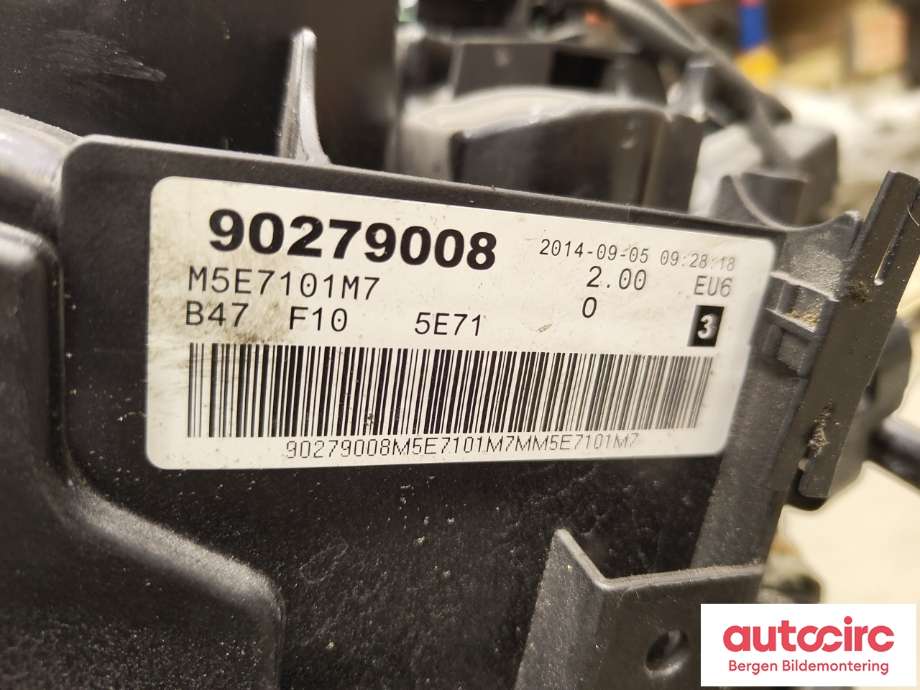 Motor diesel til BMW 5-Serie 2010-2017 (F10/F11) (F10/F11) (BMW|11 00 2 473 077||B47D20A)