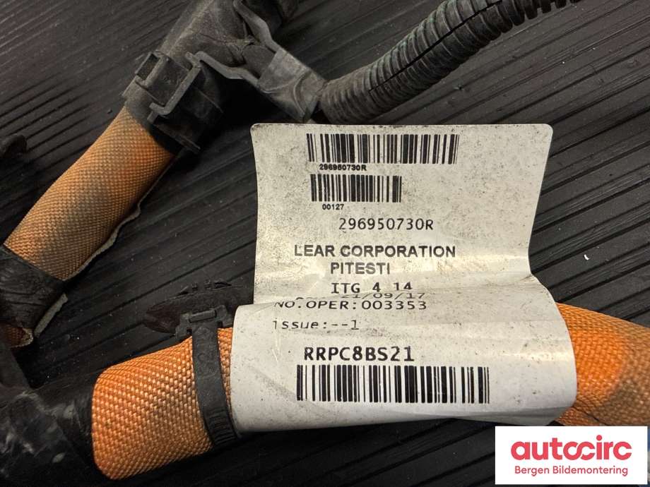Kabel høy volt (HV) hybrid til Renault Zoe 2013-2019 (Fase 1)  (RENAULT|296950730R|)