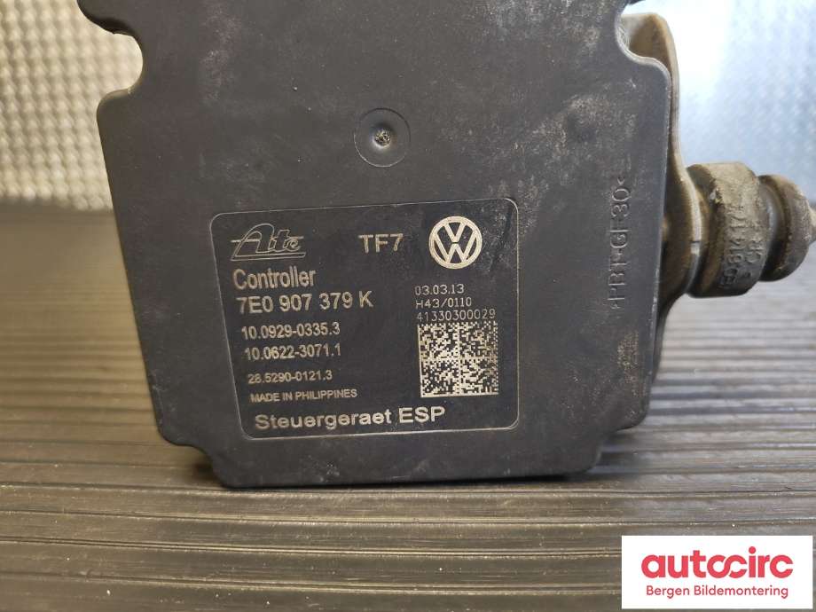 ABS sentral til VW Transporter / Caravelle 2009-2015 (Fase 2) (T5) (T5) (VOLKSWAGEN|7E0614517H|)