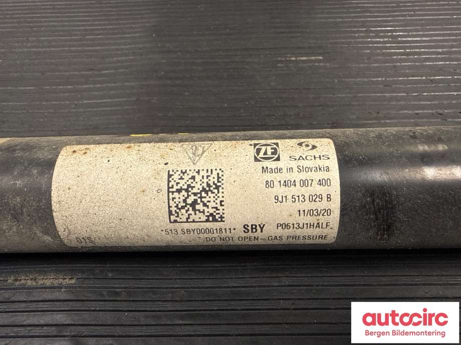 Støtdemper bak til Porsche Taycan 2019-->> (PORSCHE|9J1 513 035 E|9J1 513 035 C|)