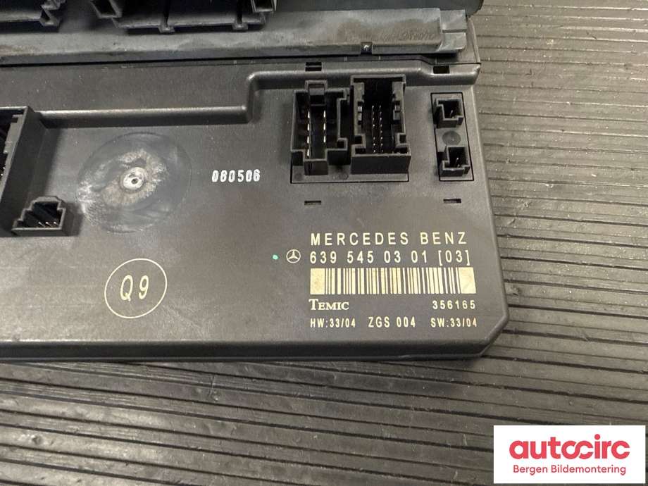 Styreenhet diverse til Mercedes Vito/Viano 2004-2010 (Fase 1) (W639) (W639) (MERCEDES|A 639 545 01 01|A 639 900 54 00|)