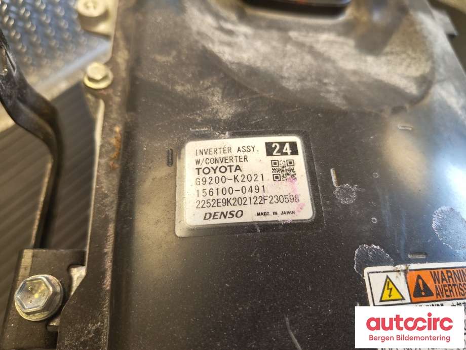 Inverter hybrid til Toyota Yaris Cross (SUV) 2021-->>  (TOYOTA|G92A052160|)